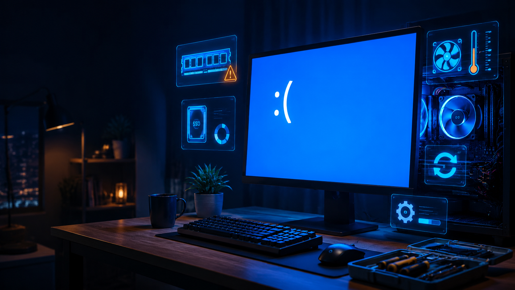 رفع ارور بلو اسکرین ویندوز؛ علت‌ها، پیشگیری و راه‌حل کامل