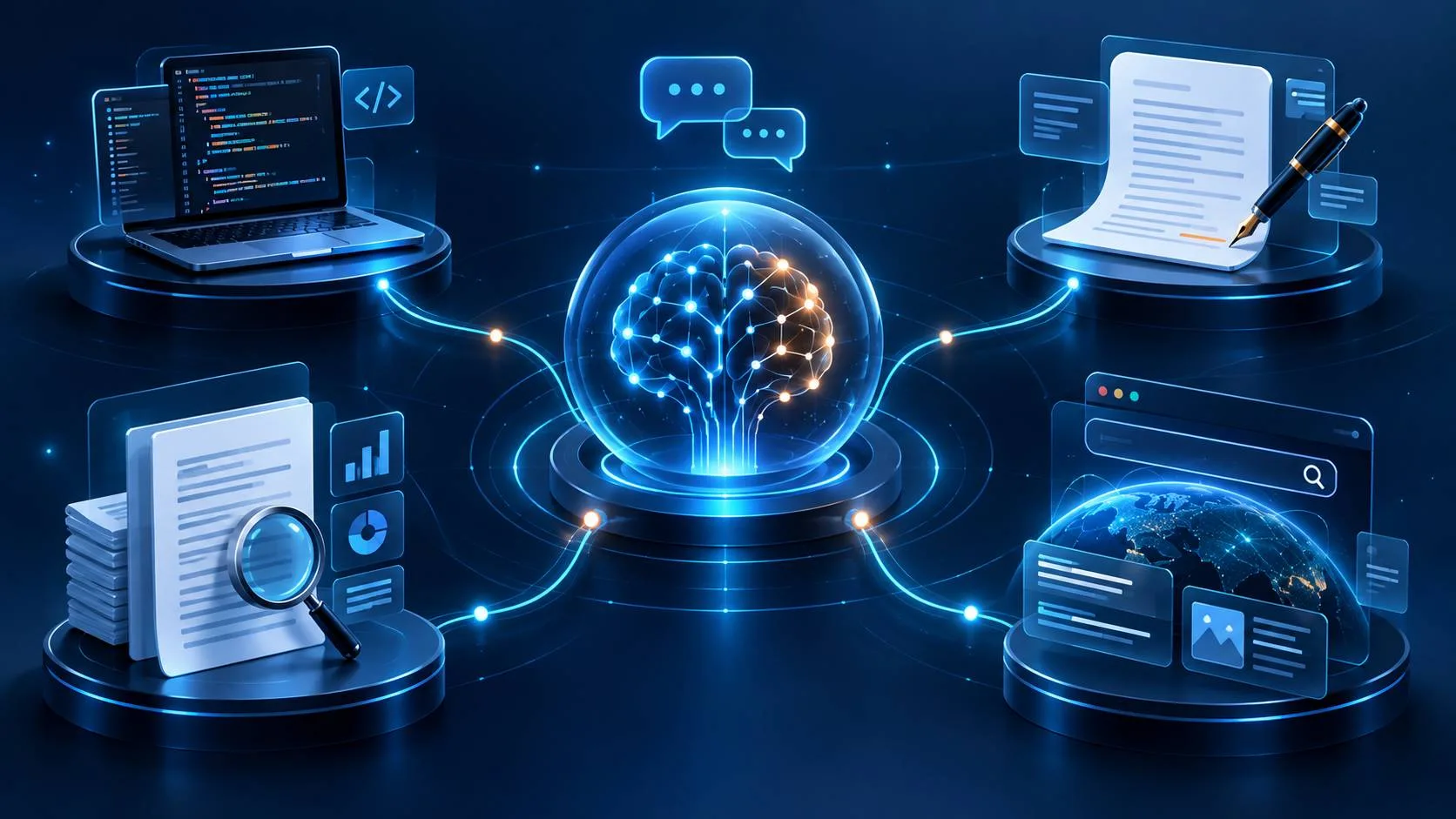 بهترین هوش مصنوعی برای هر کار در ۲۰۲۶؛ ChatGPT، Claude یا Gemini؟