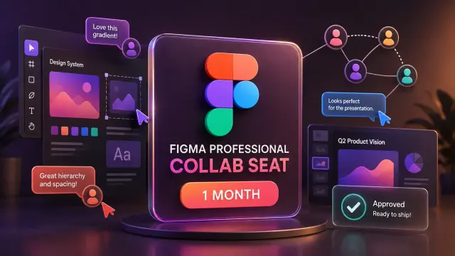 خرید اشتراک یک‌ماهه Figma Collab Seat