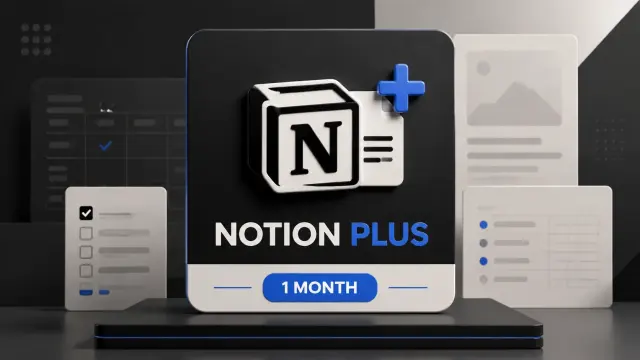 خرید اشتراک یک‌ماهه Notion Plus