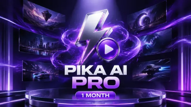 خرید اشتراک یک‌ماهه Pika AI Pro
