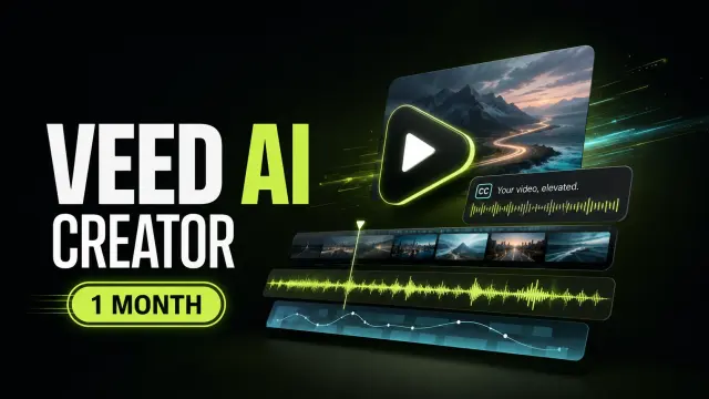 خرید اشتراک یک‌ماهه VEED AI Creator