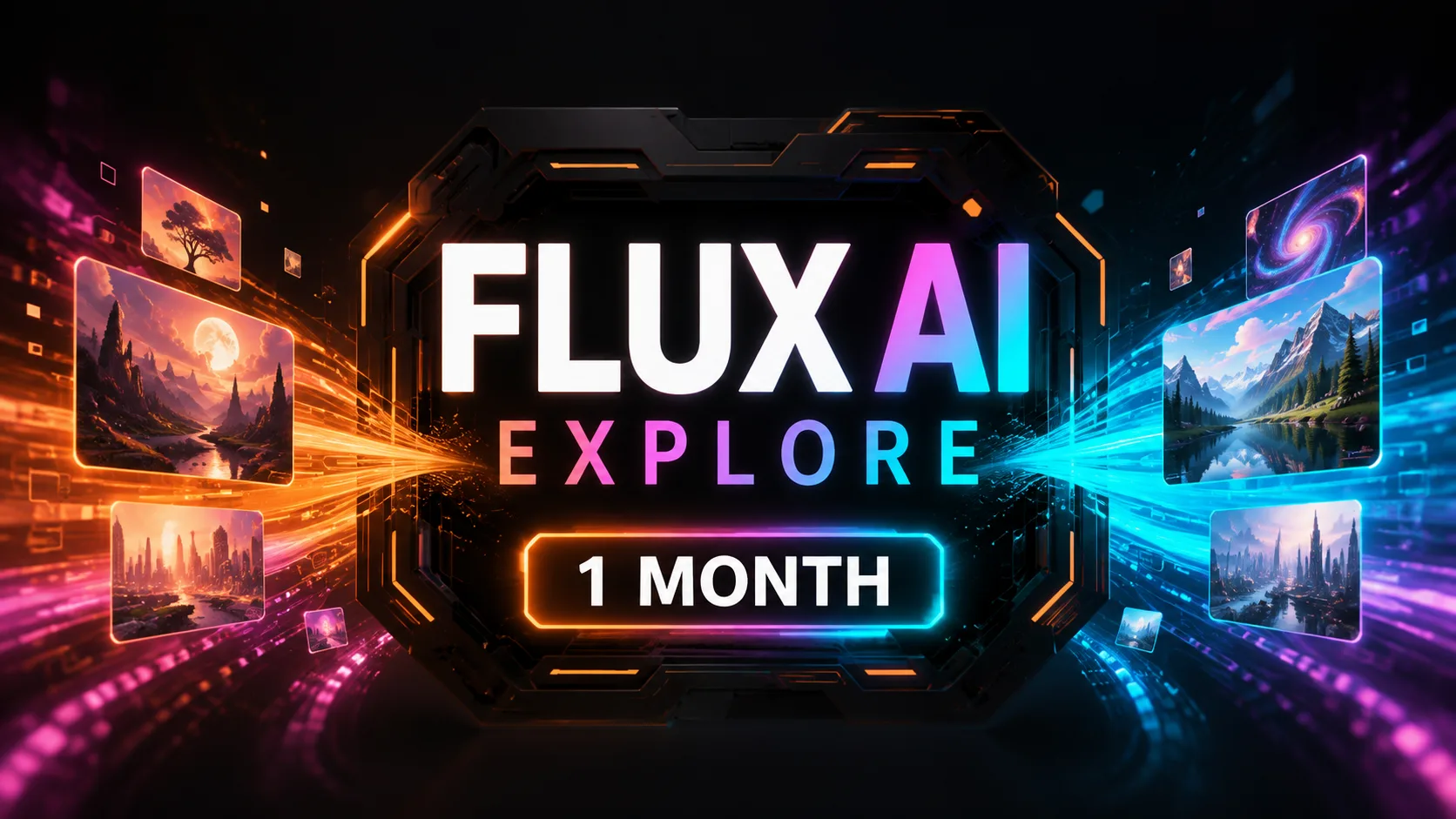 تصویر اشتراک یک‌ماهه FLUX AI Explore