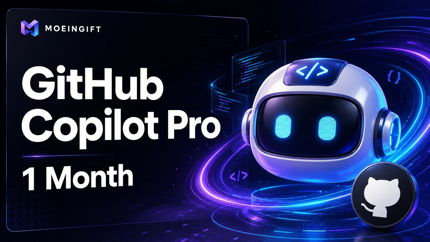 تصویر اشتراک GitHub Copilot Pro