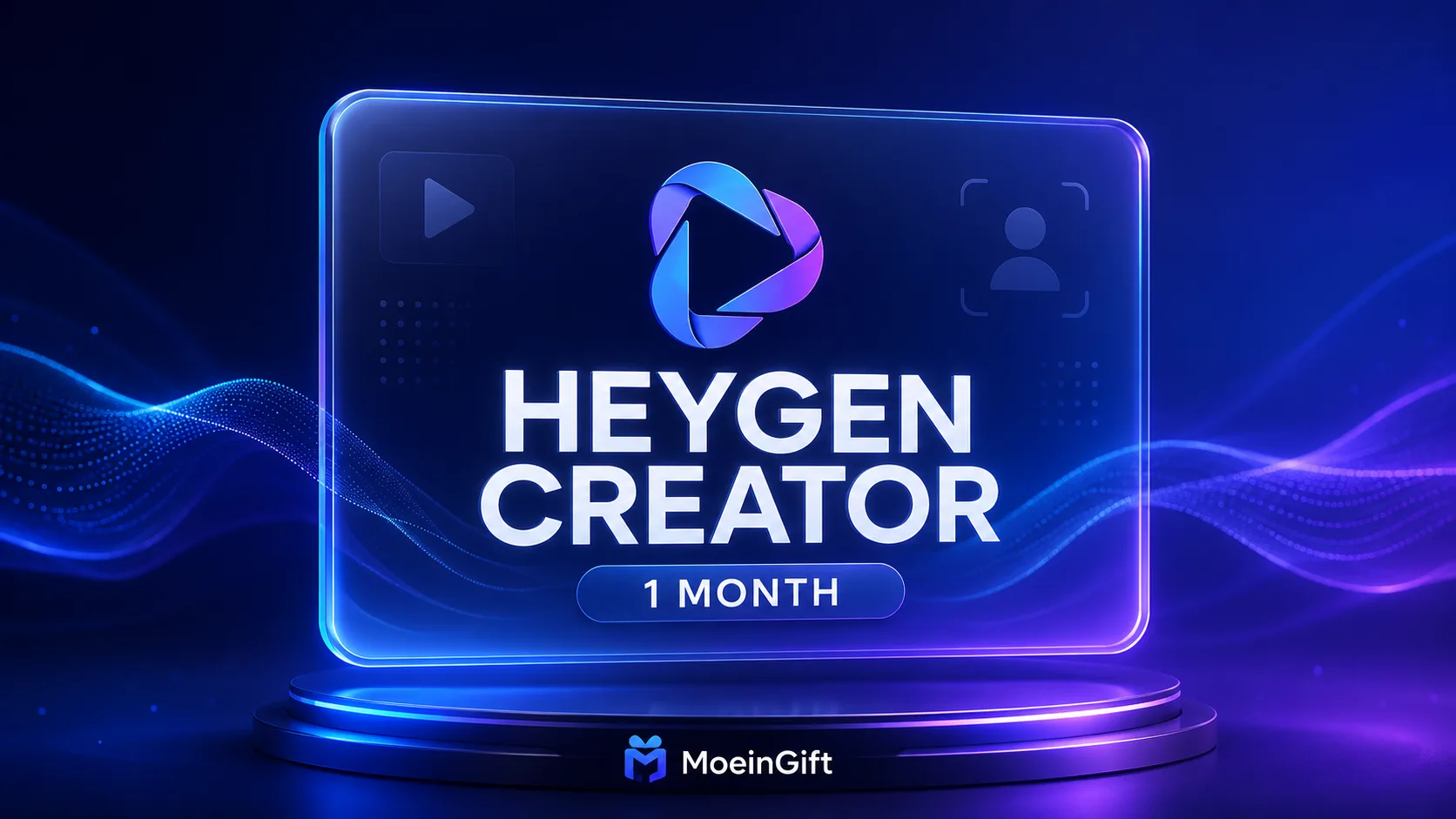 تصویر اشتراک HeyGen Creator یک‌ماهه