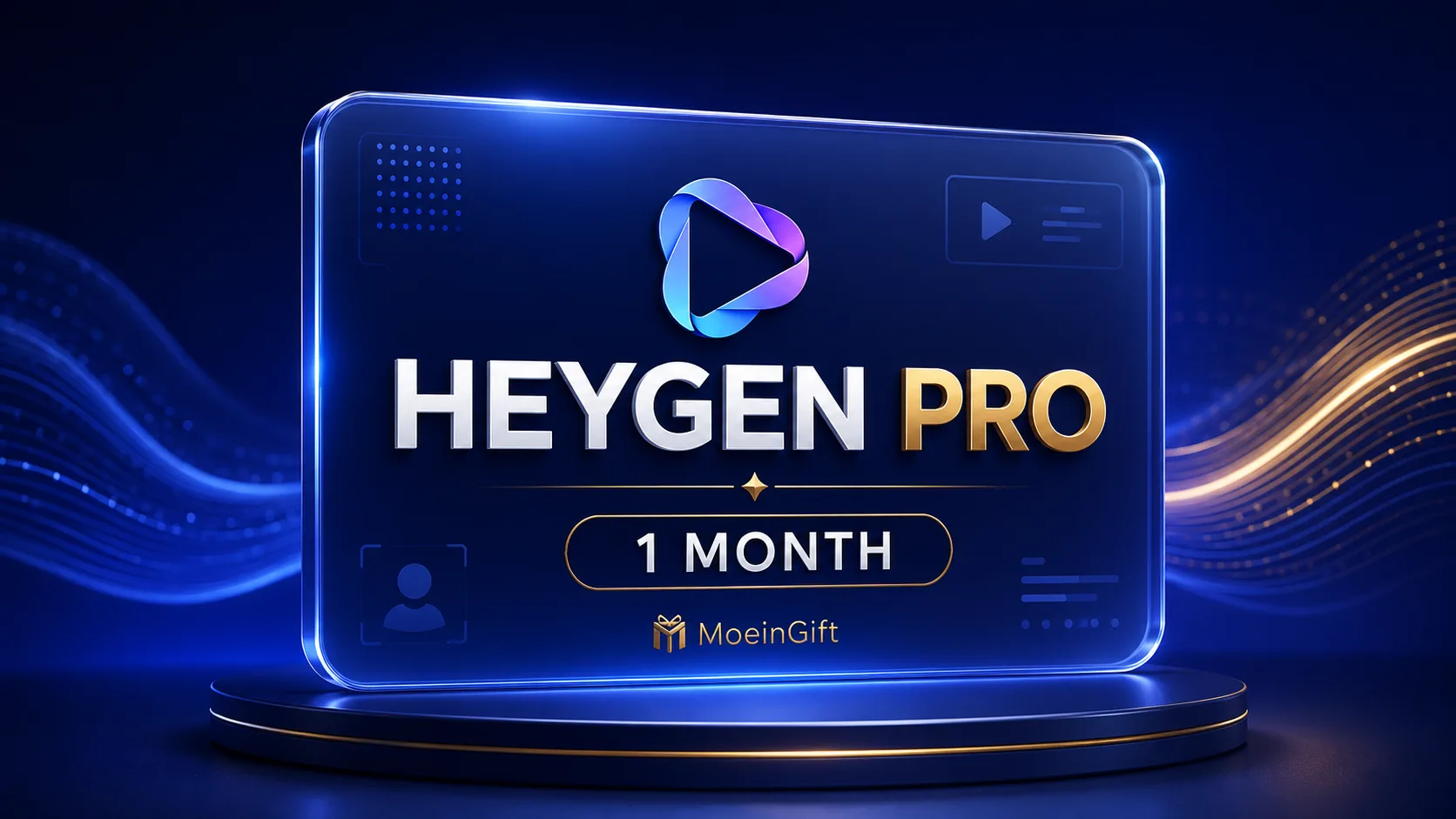 تصویر اشتراک HeyGen Pro یک‌ماهه