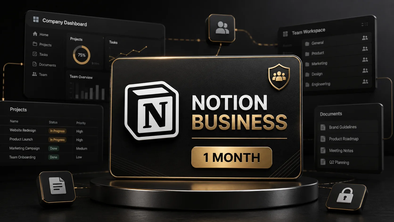 تصویر اشتراک یک‌ماهه Notion Business