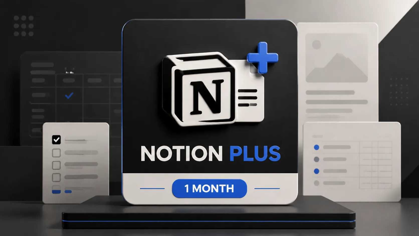تصویر اشتراک یک‌ماهه Notion Plus