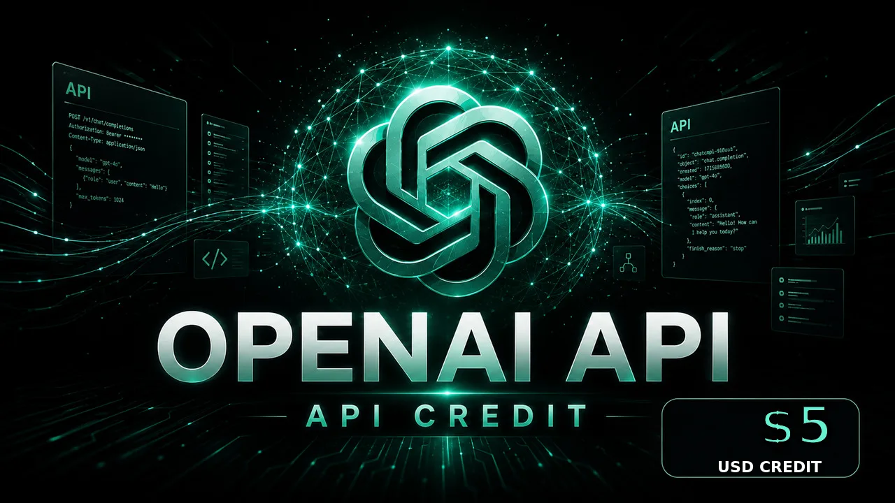 تصویر شارژ ۵ دلاری OpenAI API