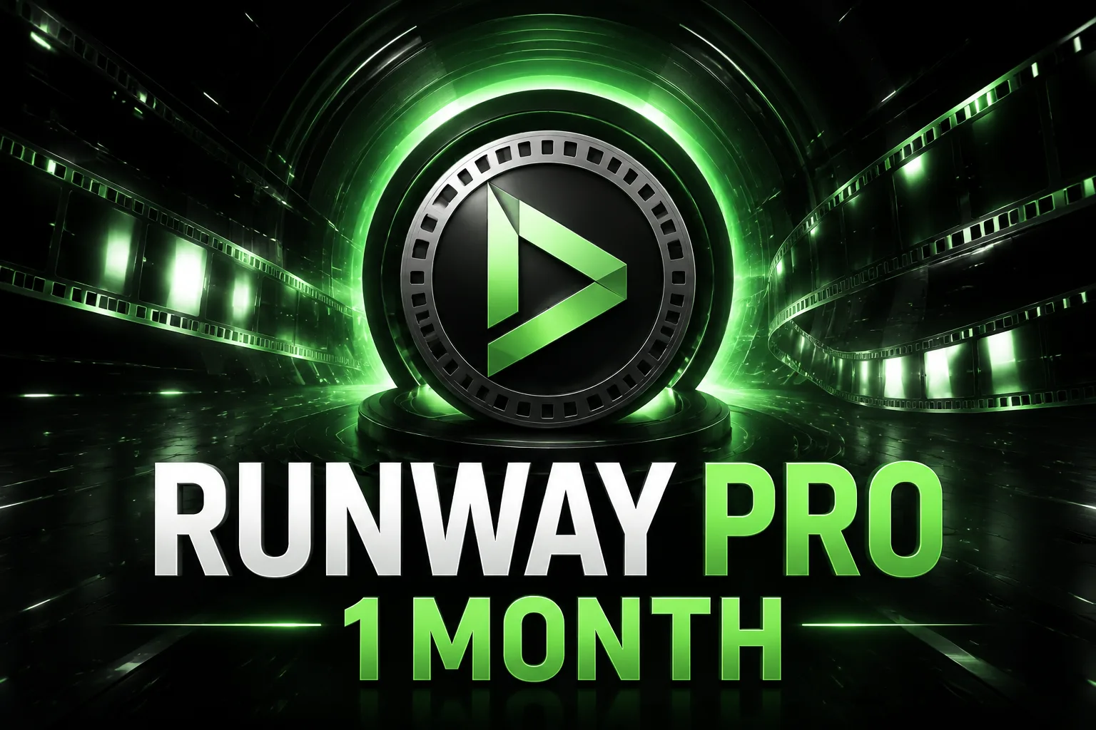 تصویر اشتراک Runway یک‌ماهه پرو