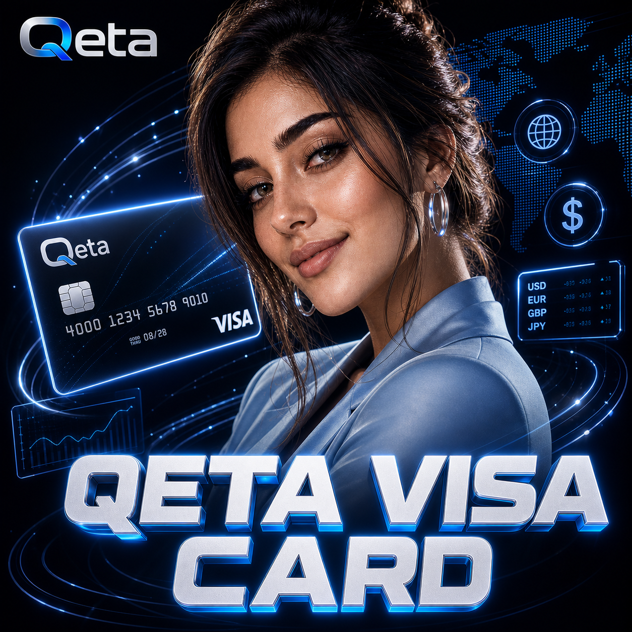 کارت مجازی QETA Visa