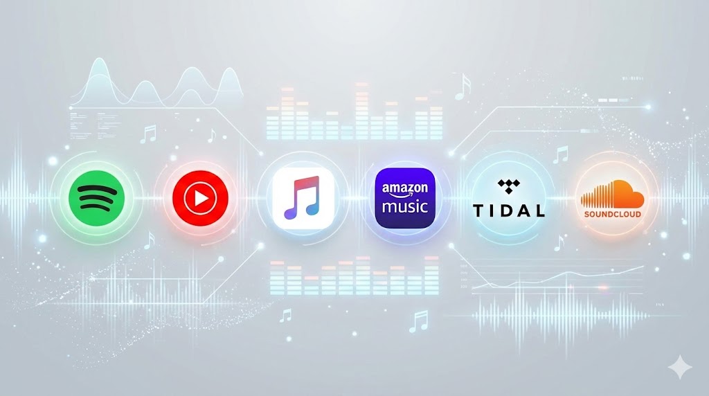 مقایسه سرویس های موزیک 2025