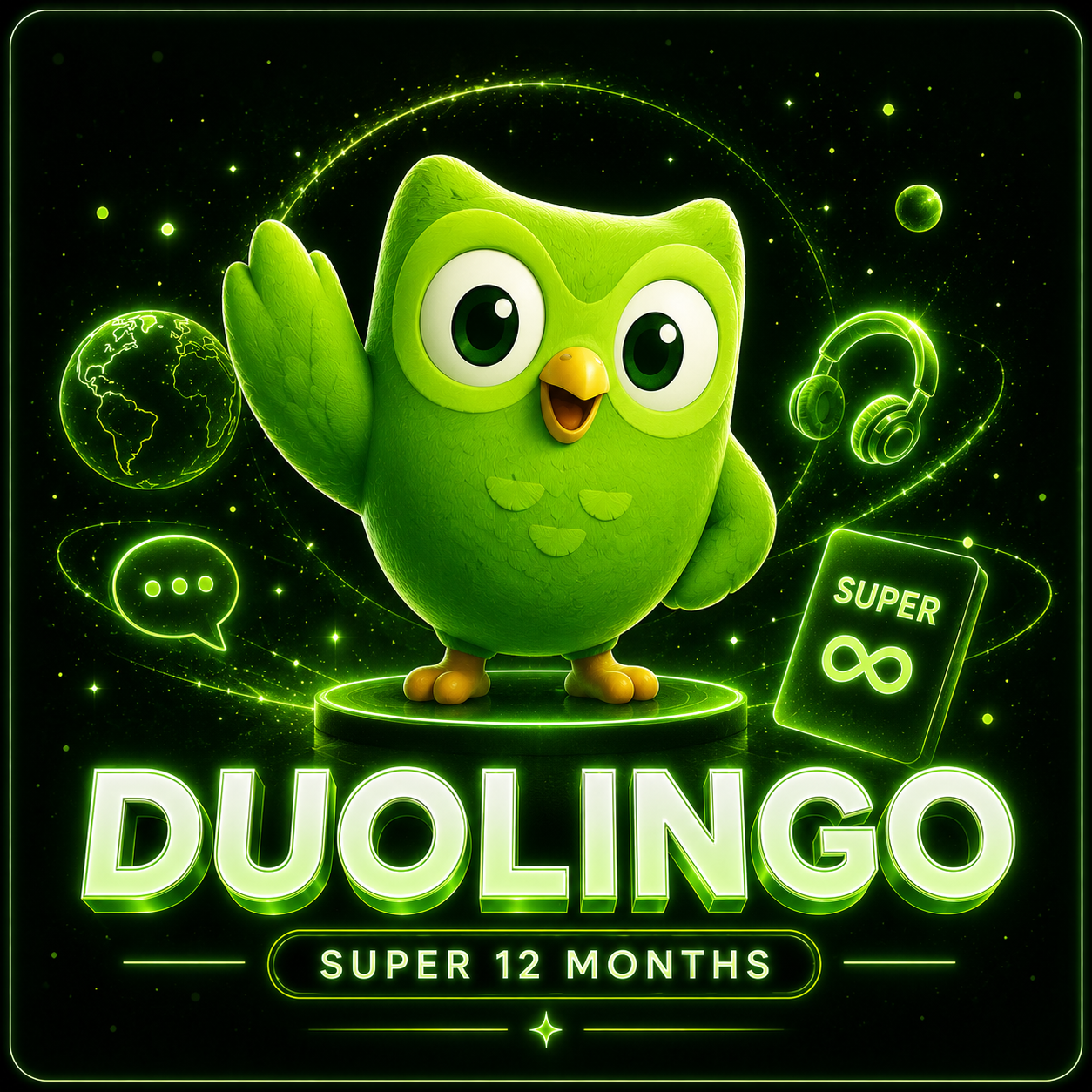 خرید اشتراک Duolingo Super